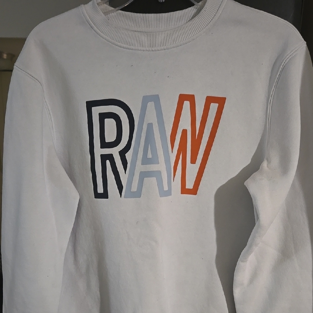 G-Star RAW White Sweatshirt with Graphic
